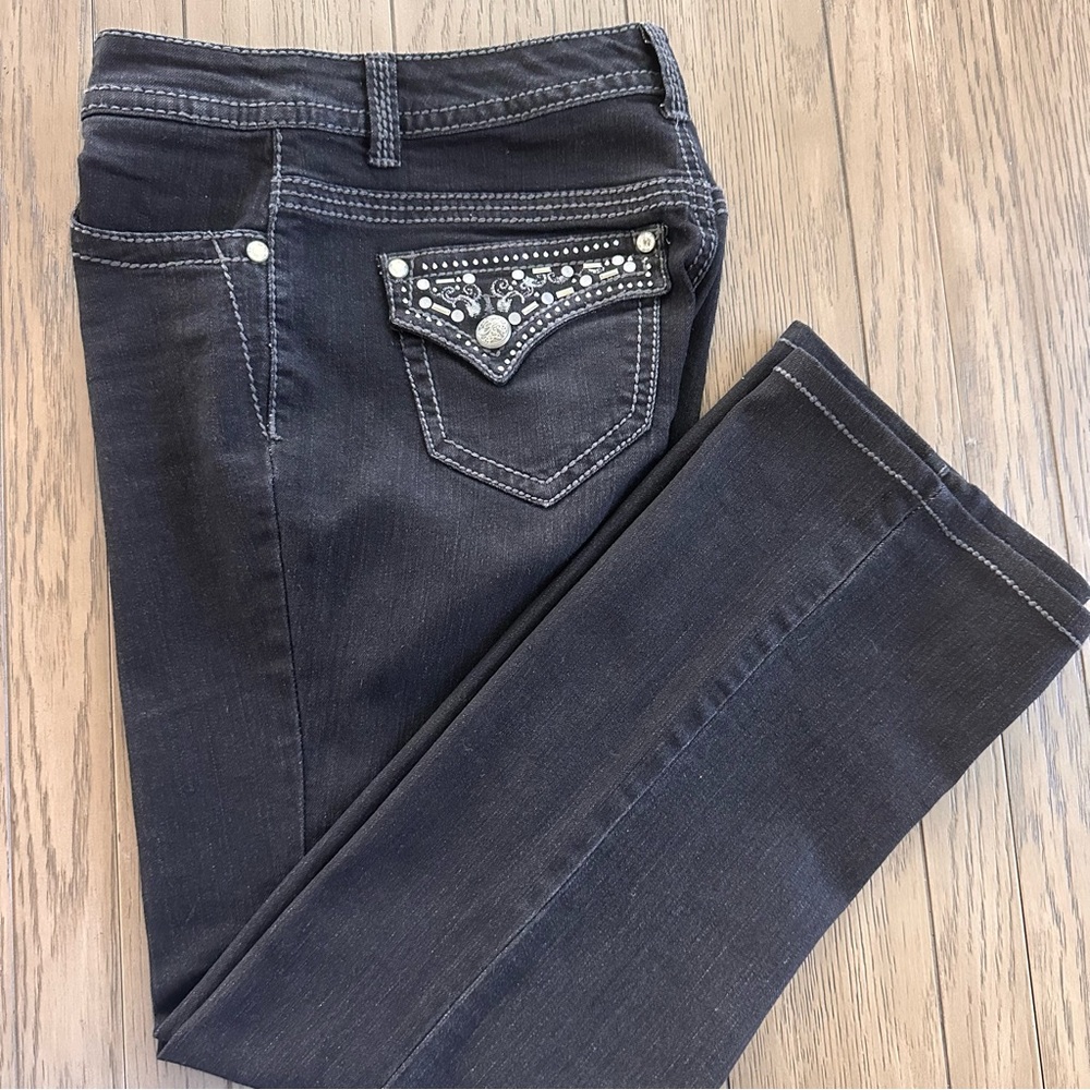Style & Co. Black Boot Cut Jeans Size 6